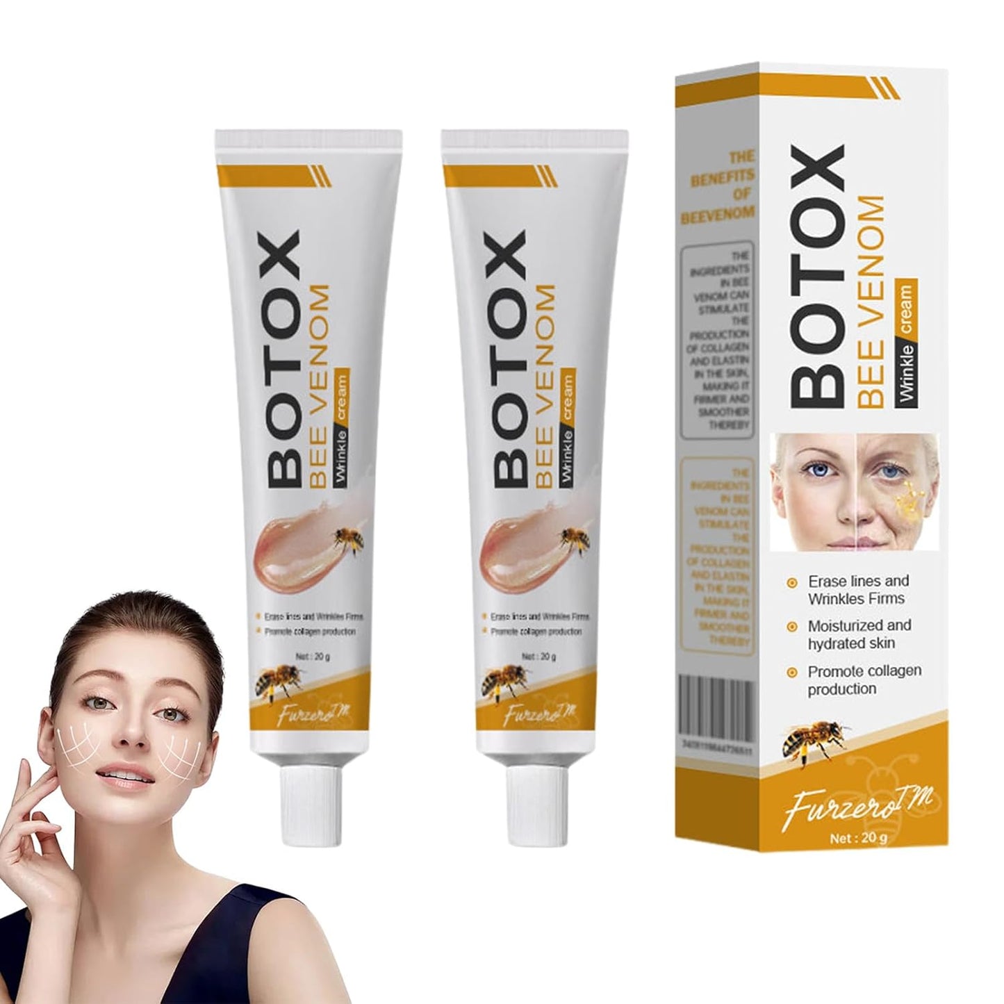 Botox Bee Venom Anti-Wrinkle Cream - Anti-Wrinkle , Anti-Aging, Moisturizing, Lifting & Firming Cream –Recovery Cream for All Skin Types
