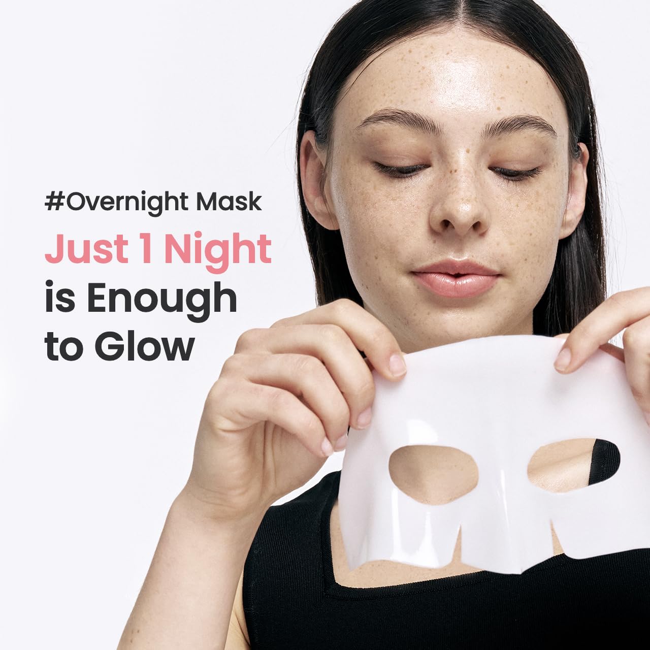 Bio-Collagen Real Deep Mask, Hydrating Overnight Hydrogel Mask, Deep Hydration, Pore Minimizing, Firming & Facial Skin Radiance (A Pack of 5 Masks)