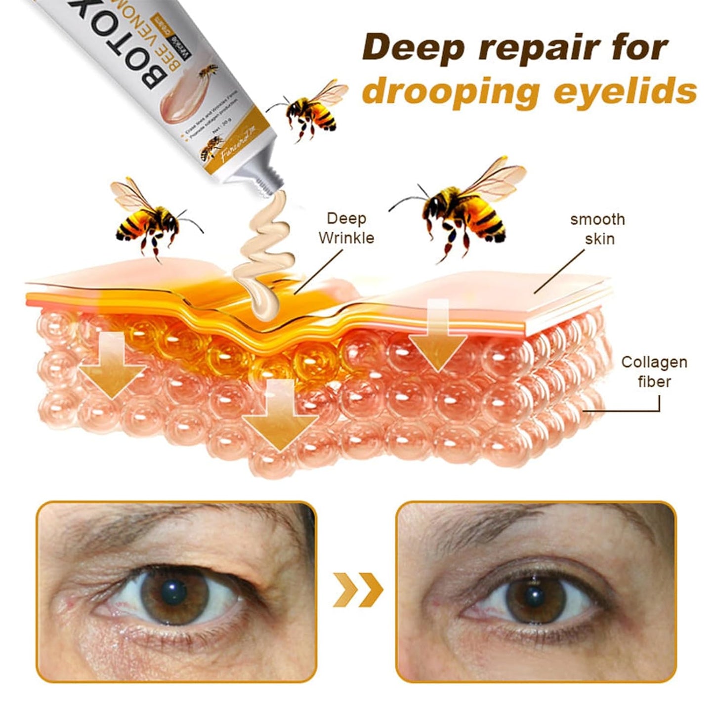 Botox Bee Venom Anti-Wrinkle Cream - Anti-Wrinkle , Anti-Aging, Moisturizing, Lifting & Firming Cream –Recovery Cream for All Skin Types