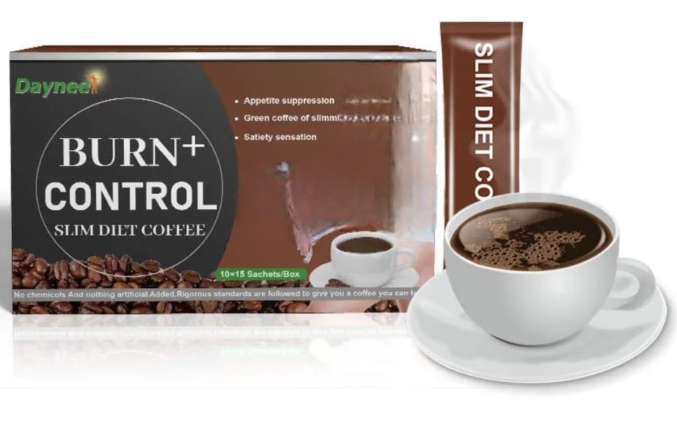 Burn+ Control Slim Diet Coffee with Garcinia Cambogia | Instant Coffee for Weight Loss, Appetite Control, and Metabolism