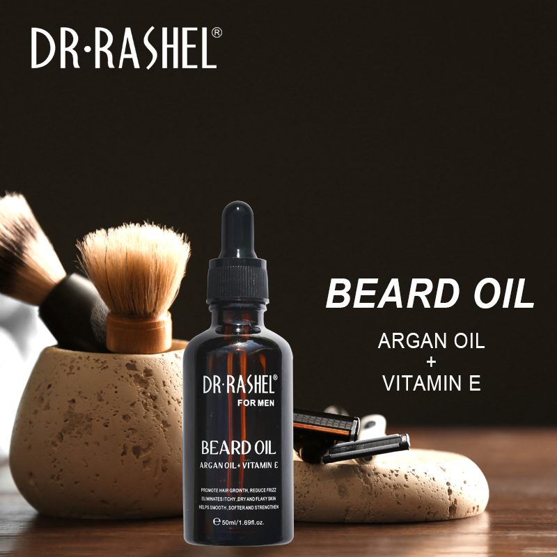 Dr.Rashel Beard Growth Oil With Argan Oil & Vitamin E ( 50mls )