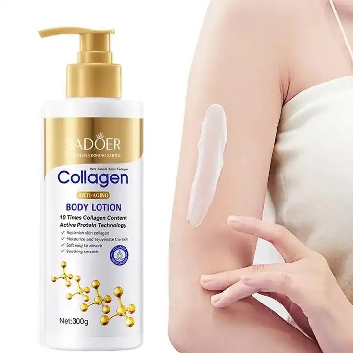 Sadoer Collagen Body Moisturizing  Lotion - Skin-Care Body Lotion for Tightening, Hydration & Anti-Aging - 300g