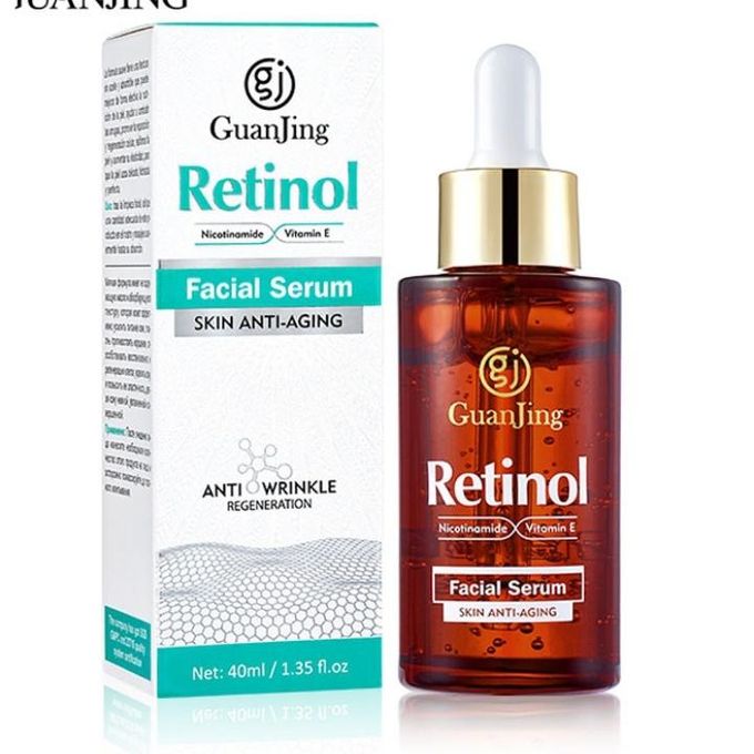 GuanJing Skin Anti-Aging Retinol Face Serum(40ml)| Anti-Aging Serum, Skin Tightener & Fade Dark Spots