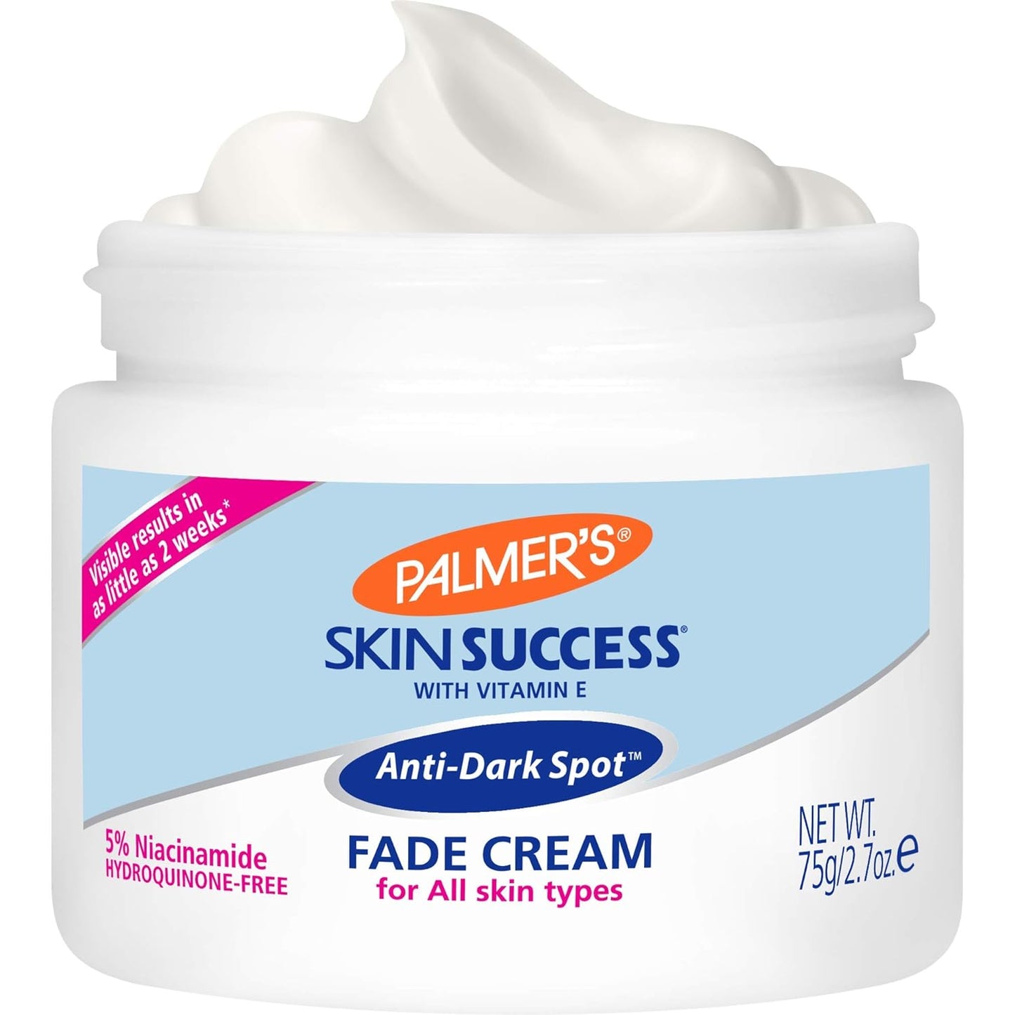 Palmer's Skin Success Anti-Dark Spot Fade Cream with Vitamin E and Niacinamide 75g, Helps Reduce Dark Spots and Age Spots, Suitable for All Skin Types