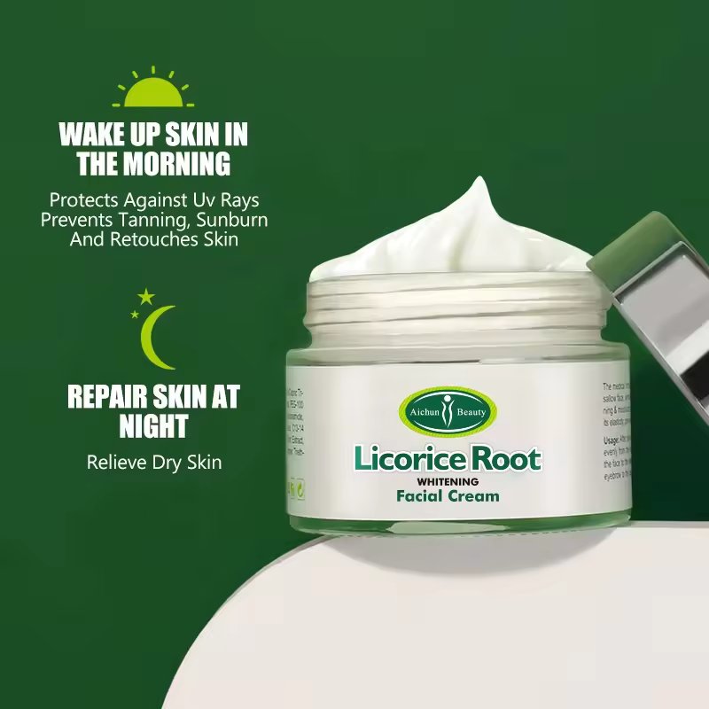 Licorice Root Herbal Extract Anti-Feckle Cream |Dark Spots Correction, Facial Moisturizing & Face Brightening Cream (50g)