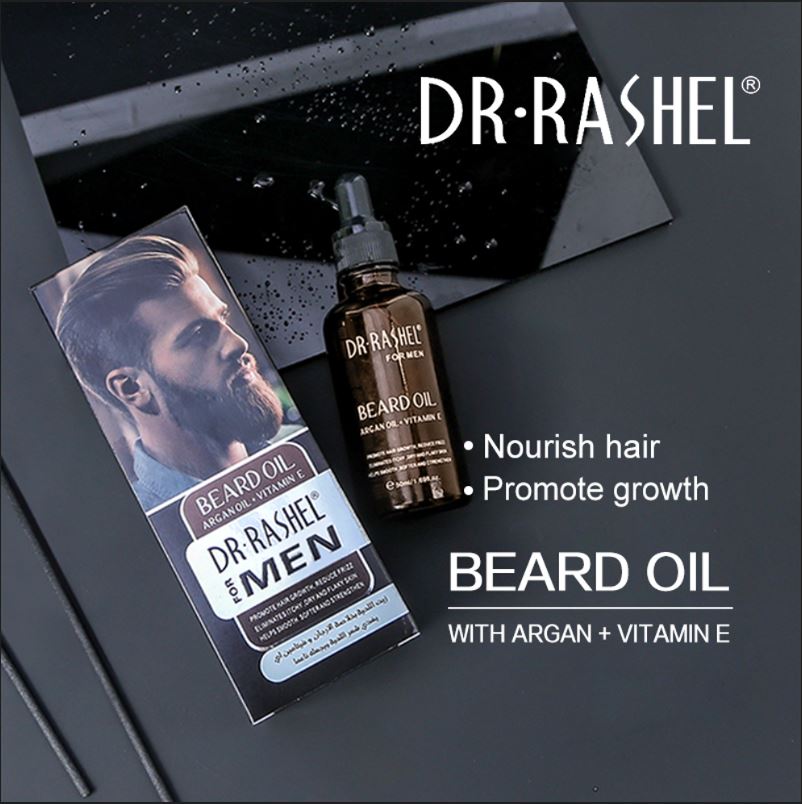 Dr.Rashel Beard Growth Oil With Argan Oil & Vitamin E ( 50mls )