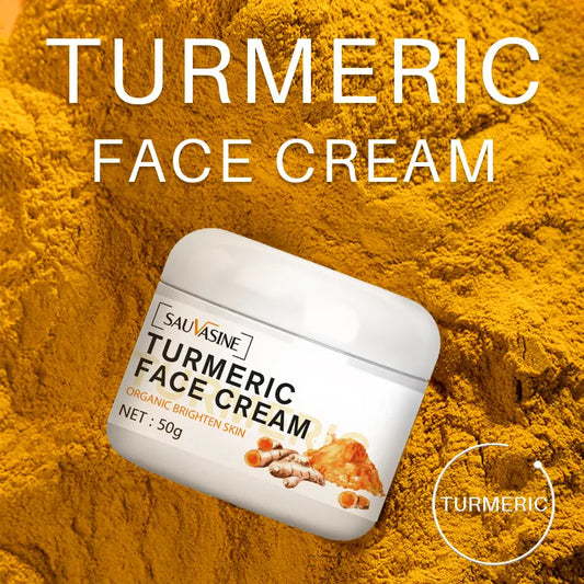 Turmeric Face Cream ( 50g) | Anti-Aging Cream, Face Repair Cream, Facial Moisturizer for Dark Spots, Wrinkles, Moisturizing, Skin Repairing