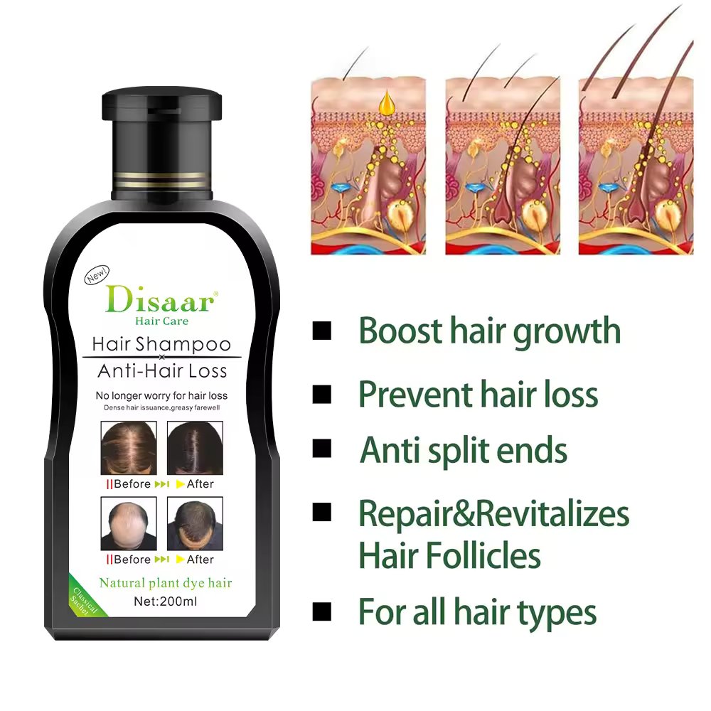 Disaar Anti-Hair loss, Hair Repair  & Growth Shampoo and Conditioner (200ml)