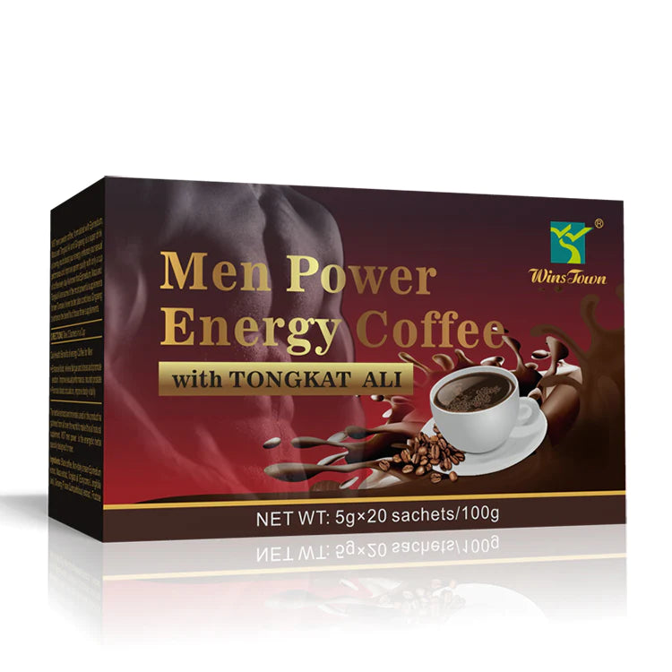 Men Power Energy Coffee with Tongkat Ali | Instant Coffee for Sexual Enhancement, Weak Erection and Premature Ejaculation