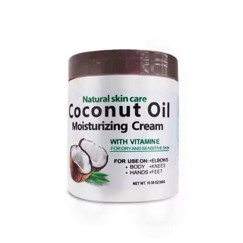 Extra Virgin Coconut Oil Moisturizing Cream (300g) | For Face, Body& Hands- Restores Skin's Moisture Barrier, Provides Intense Hydration For Dry & Dull Skin