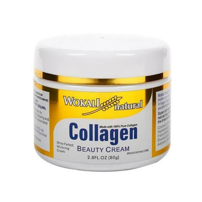 WOKALI Collagen Power Lifting Cream |Face Moisturizer with Collagen – Intensive Firming Solution, Wrinkle Care, Lifting and Tightening (80G)