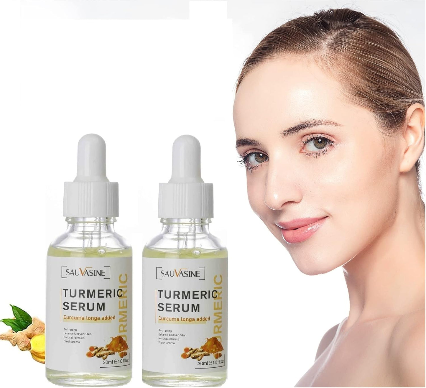 Buy Turmeric Serum For Dark Spots, Acne, Hyperpigmentation, Smooth Skin & Face Repair Serum - Get Free Bar of Turmeric Soap