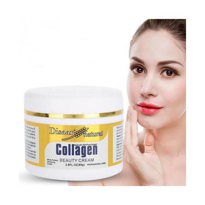 WOKALI Collagen Power Lifting Cream |Face Moisturizer with Collagen – Intensive Firming Solution, Wrinkle Care, Lifting and Tightening (80G)