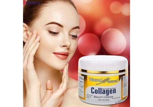 WOKALI Collagen Power Lifting Cream |Face Moisturizer with Collagen – Intensive Firming Solution, Wrinkle Care, Lifting and Tightening (80G)