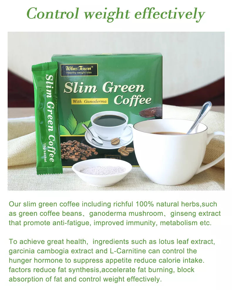 Slim Green Coffee with Ganoderma Weight Loss Coffee